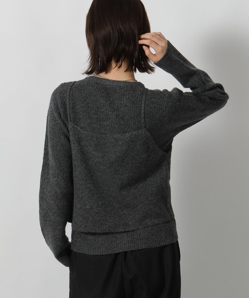 LAKOLE(ラコレ)の「2SETキャミ&カーディガン / 593440(ニット/セーター・レディース・ブラウン/チャコール/グレー/クリーム・FREE)」の12枚目の写真