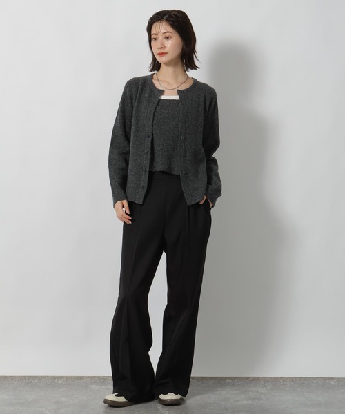 LAKOLE(ラコレ)の「2SETキャミ&カーディガン / 593440(ニット/セーター・レディース・ブラウン/チャコール/グレー/クリーム・FREE)」の13枚目の写真