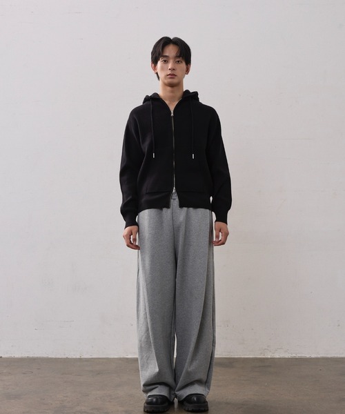THE CLE(ザクレ)の「DEEP TUCK SWEAT PANTS / ディープタックスウェットパンツ【タック】【スウェット】 スウェットパンツ パンツ メンズ(スウェットパンツ・メンズ・ブラック/グレー・SMALL/MEDIUM/LARGE)」の18枚目の写真