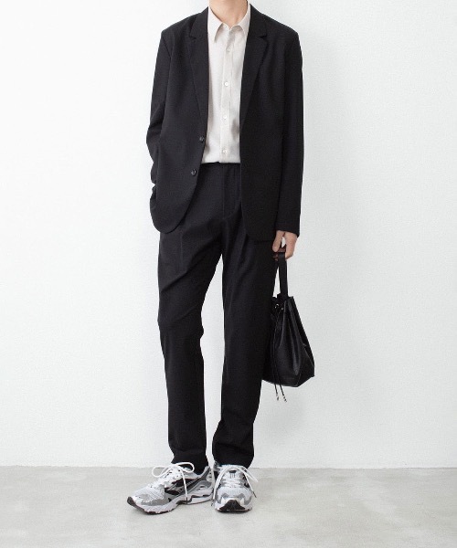ATTACHMENT(アタッチメント)の「WO/TA ストレッチトロ 2B JKT / WO/TA STRETCH TRO 2B JKT(テーラードジャケット・メンズ・グレー/ダークグレー/ブラック・1/3/2/4)」の10枚目の写真