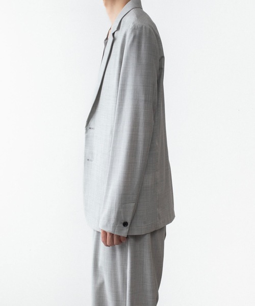 ATTACHMENT(アタッチメント)の「WO/TA ストレッチトロ 2B JKT / WO/TA STRETCH TRO 2B JKT(テーラードジャケット・メンズ・グレー/ダークグレー/ブラック・1/3/2/4)」の13枚目の写真