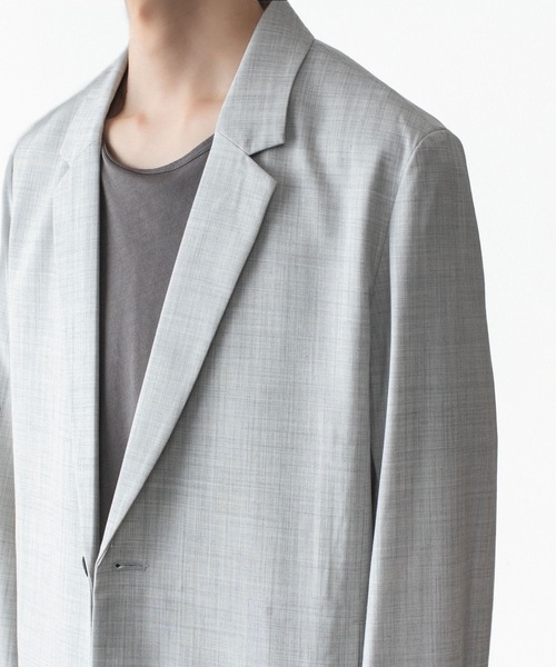 ATTACHMENT(アタッチメント)の「WO/TA ストレッチトロ 2B JKT / WO/TA STRETCH TRO 2B JKT(テーラードジャケット・メンズ・グレー/ダークグレー/ブラック・1/3/2/4)」の15枚目の写真
