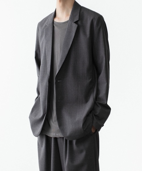 ATTACHMENT(アタッチメント)の「WO/TA ストレッチトロ 2B JKT / WO/TA STRETCH TRO 2B JKT(テーラードジャケット・メンズ・グレー/ダークグレー/ブラック・1/3/2/4)」の22枚目の写真