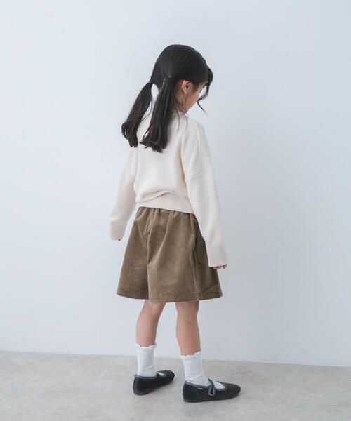 URBAN RESEARCH DOORS（アーバンリサーチドアーズ）の「『親子リンク』ボトルネックKNITプルオーバー(KIDS)（ニット/セーター・キッズ・アイボリー/レッド・120/105/135）」の7枚目の写真