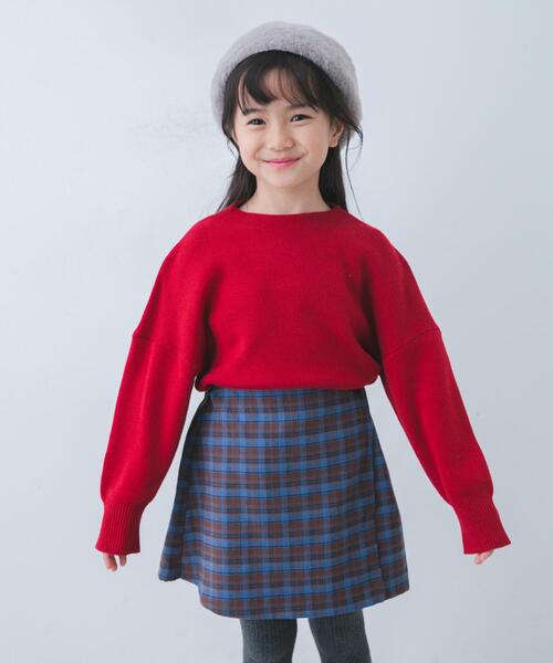 URBAN RESEARCH DOORS（アーバンリサーチドアーズ）の「『親子リンク』ボトルネックKNITプルオーバー(KIDS)（ニット/セーター・キッズ・アイボリー/レッド・120/105/135）」の20枚目の写真
