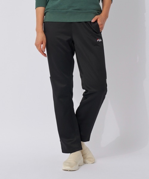 FILA GOLF(フィラゴルフ )の「裏起毛ブリスターロングパンツ(その他パンツ・レディース・ブラック/チャコールグレー/オフホワイト/グレー×サックスブルー/ネイビー・LARGE/X-LARGE/MEDIUM)」の1枚目の写真