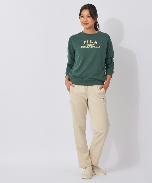FILA GOLF(フィラゴルフ )の「裏起毛ブリスターロングパンツ(その他パンツ・レディース・ブラック/チャコールグレー/オフホワイト/グレー×サックスブルー/ネイビー・LARGE/X-LARGE/MEDIUM)」の6枚目の写真