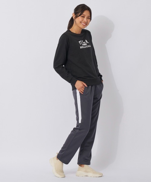 FILA GOLF(フィラゴルフ )の「裏起毛ブリスターロングパンツ(その他パンツ・レディース・ブラック/チャコールグレー/オフホワイト/グレー×サックスブルー/ネイビー・LARGE/X-LARGE/MEDIUM)」の15枚目の写真