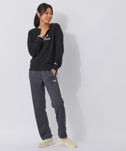 FILA GOLF(フィラゴルフ )の「裏起毛ブリスターロングパンツ(その他パンツ・レディース・ブラック/チャコールグレー/オフホワイト/グレー×サックスブルー/ネイビー・LARGE/X-LARGE/MEDIUM)」の16枚目の写真