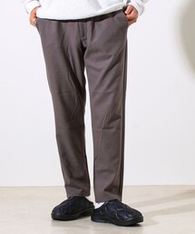 【セットアップ対応】両面起毛ストレッチイージーパンツ