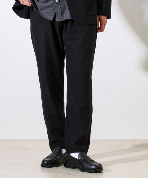 GLOSTER（グロスター）の「【セットアップ対応】両面起毛ストレッチイージーパンツ（その他パンツ・メンズ・ダークブラウン/ライトグレー/ネイビー/ブラック/グレイッシュベージュ・S/M/L/XL）」の2枚目の写真