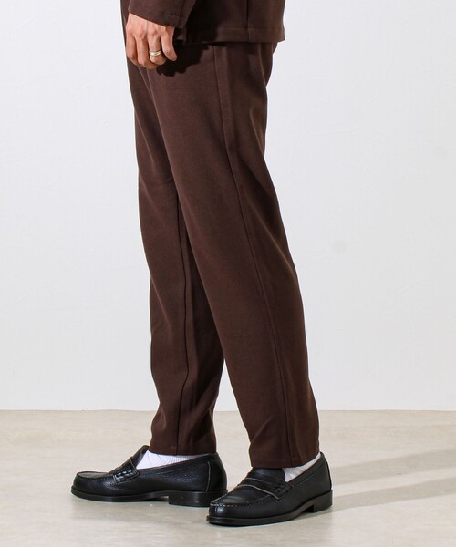 GLOSTER（グロスター）の「【セットアップ対応】両面起毛ストレッチイージーパンツ（その他パンツ・メンズ・ダークブラウン/ライトグレー/ネイビー/ブラック/グレイッシュベージュ・S/M/L/XL）」の8枚目の写真