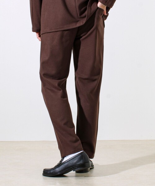 GLOSTER（グロスター）の「【セットアップ対応】両面起毛ストレッチイージーパンツ（その他パンツ・メンズ・ダークブラウン/ライトグレー/ネイビー/ブラック/グレイッシュベージュ・S/M/L/XL）」の9枚目の写真