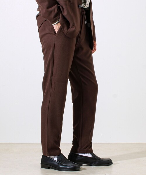 GLOSTER（グロスター）の「【セットアップ対応】両面起毛ストレッチイージーパンツ（その他パンツ・メンズ・ダークブラウン/ライトグレー/ネイビー/ブラック/グレイッシュベージュ・S/M/L/XL）」の11枚目の写真