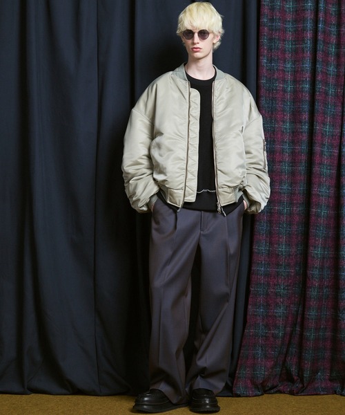 UNISEX》Sweat Docking Mellow Knit/スウェットドッキングメロウニット