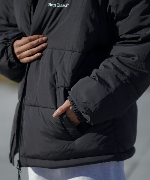 BEN DAVIS（ベンデイビス）の「【BEN DAVIS/ベンデイビス】ナイロンパファージャケット ノームコア 防寒 軽量（ナイロンジャケット・メンズ・グレー/アイボリー/ブラック・X-LARGE/LARGE/MEDIUM）」の18枚目の写真