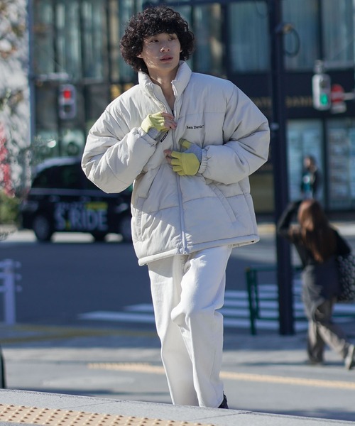 BEN DAVIS（ベンデイビス）の「【BEN DAVIS/ベンデイビス】ナイロンパファージャケット ノームコア 防寒 軽量（ナイロンジャケット・メンズ・グレー/アイボリー/ブラック・X-LARGE/LARGE/MEDIUM）」の6枚目の写真