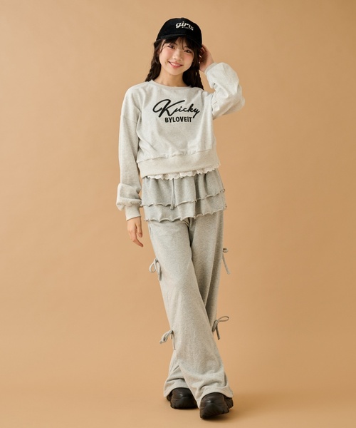 by LOVEiT（バイラビット）の「スカートオンパンツ（その他パンツ・キッズ・ブラック/グレー系・120cm/160cm/130cm/140cm/150cm）」の3枚目の写真