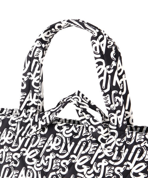 PEARLY GATES（パーリーゲイツ）の「【PEARLY GATES】ぷにぷにロゴ柄ロッカーＢＡＧ（トートバッグ・レディース・ダークインディゴブルー・FREE）」の3枚目の写真