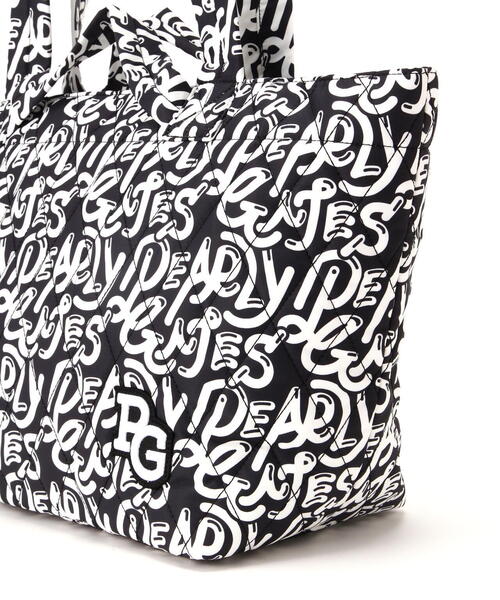 PEARLY GATES（パーリーゲイツ）の「【PEARLY GATES】ぷにぷにロゴ柄ロッカーＢＡＧ（トートバッグ・レディース・ダークインディゴブルー・FREE）」の4枚目の写真