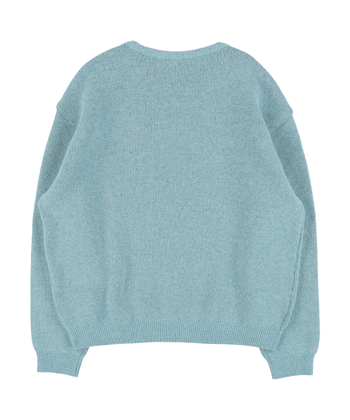 THECOLDESTMOMENT(ザコールデストモーメント)の「TCM new knit (sky blue)(ニット/セーター・レディース・その他・SMALL/MEDIUM/LARGE)」の3枚目の写真