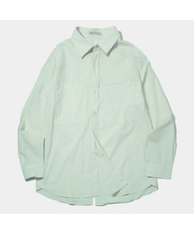 PLACE STUDIO（プレイススタジオ）の「サイラインダブルビッグポケットバックスリットオーバーサイズコットンシャツ_4COLOR（シャツ/ブラウス）」