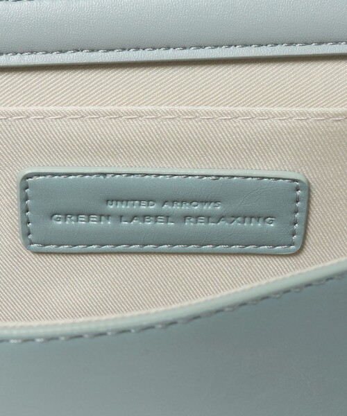 green label relaxing（グリーンレーベルリラクシング）の「2WAY ダブルフラップ ポシェット バッグ（ハンドバッグ・レディース・ブラック/ライトブルー・FREE）」の16枚目の写真