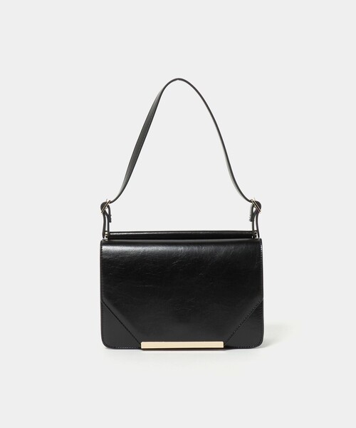 green label relaxing（グリーンレーベルリラクシング）の「2WAY ダブルフラップ ポシェット バッグ（ハンドバッグ・レディース・ブラック/ライトブルー・FREE）」の18枚目の写真