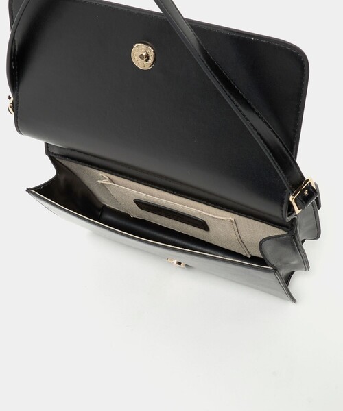 green label relaxing（グリーンレーベルリラクシング）の「2WAY ダブルフラップ ポシェット バッグ（ハンドバッグ・レディース・ブラック/ライトブルー・FREE）」の22枚目の写真