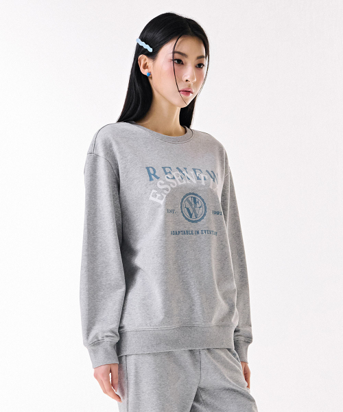 CHASECULT(チェイスカルト)の「レディースグラフィックスウェットシャツ-DARG5163B0B(スウェット・レディース・ライトグレー・90/85)」の5枚目の写真