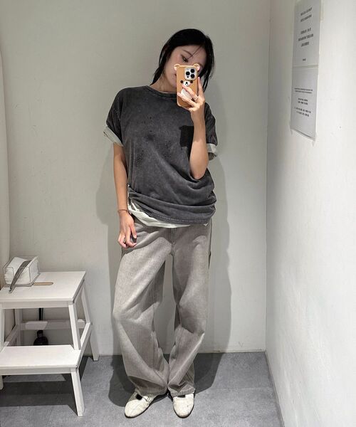 INSILENCE(インサイロンス)の「ヴィンテージウォッシュデニムパンツ ASH GREY(デニムパンツ・レディース・その他・SMALL/LARGE)」の11枚目の写真