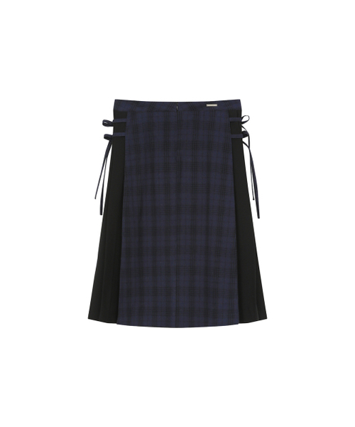 Miseki SEOUL（ミセキソウル）の「Side bow pleats midi skirt CHECK（スカート・レディース・その他・1/2）」の2枚目の写真