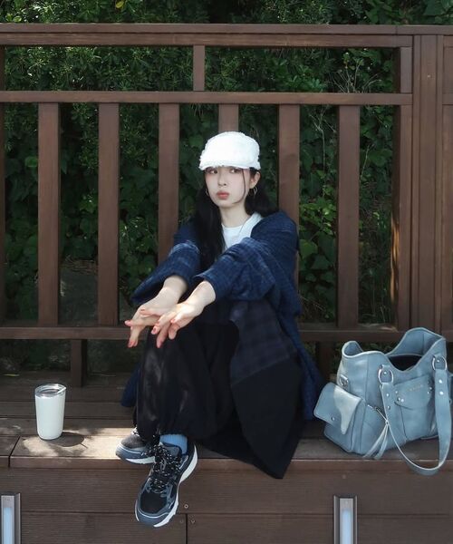 Miseki SEOUL（ミセキソウル）の「Side bow pleats midi skirt CHECK（スカート・レディース・その他・1/2）」の6枚目の写真