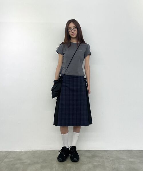 Miseki SEOUL（ミセキソウル）の「Side bow pleats midi skirt CHECK（スカート・レディース・その他・1/2）」の7枚目の写真
