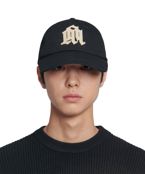 NOMANUAL（NOMANUAL）の「OVERLAY LOGO PATCH BALL CAP - BLACK（キャップ・レディース・その他・FREE）」の3枚目の写真