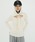 CLANE�i�N���l�j�́uBOW TIE HOODED CUT TOPS�i�j�b�g/�Z�[�^�[�j�v�b�z���C�g