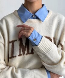 Chez toi | ビジューボタンシャツ(シャツ/ブラウス)