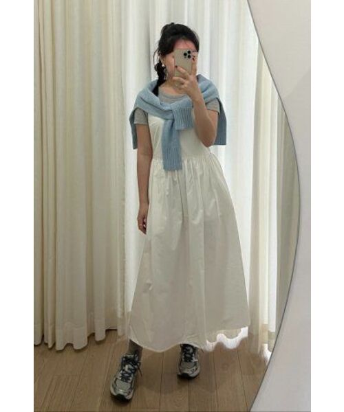 LINGSEOUL(リングソウル)の「bustier shirring dress-ivory(ワンピース・レディース・その他・FREE)」の8枚目の写真