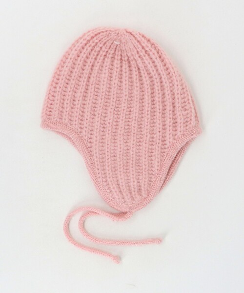 BEAUTY&YOUTH UNITED ARROWS（ビューティーアンドユースユナイテッドアローズ）の「2WAY イヤー ニットキャップ（ニットキャップ/ビーニー・レディース・ライトピンク/ブラック・FREE）」の9枚目の写真