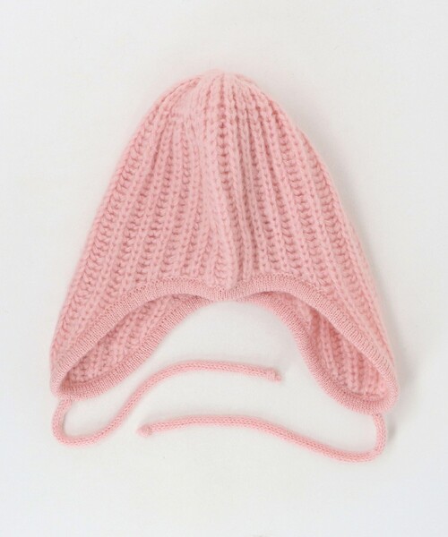 BEAUTY&YOUTH UNITED ARROWS（ビューティーアンドユースユナイテッドアローズ）の「2WAY イヤー ニットキャップ（ニットキャップ/ビーニー・レディース・ライトピンク/ブラック・FREE）」の11枚目の写真