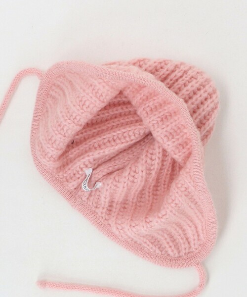 BEAUTY&YOUTH UNITED ARROWS（ビューティーアンドユースユナイテッドアローズ）の「2WAY イヤー ニットキャップ（ニットキャップ/ビーニー・レディース・ライトピンク/ブラック・FREE）」の12枚目の写真