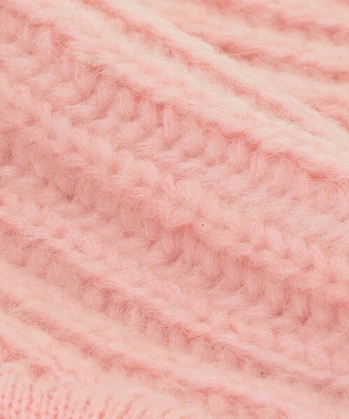 BEAUTY&YOUTH UNITED ARROWS（ビューティーアンドユースユナイテッドアローズ）の「2WAY イヤー ニットキャップ（ニットキャップ/ビーニー・レディース・ライトピンク/ブラック・FREE）」の14枚目の写真