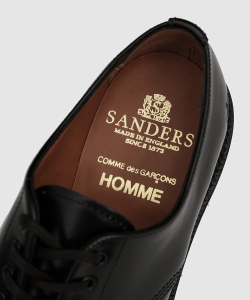 COMME des GARCONS HOMME(コム デ ギャルソン・オム)の「「SANDERS」W-NAME LEATHER DARBY SHOES(ドレスシューズ・メンズ・ブラック・US8/US7/US10)」の10枚目の写真