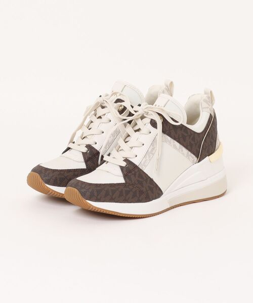 MICHAEL KORS(マイケルコース)の「ACTIVE WEDGE GEORGIE TRAINER スニーカー(スニーカー・レディース・ブラウン系その他・7/7.5/8/6.5/6/5.5)」の1枚目の写真