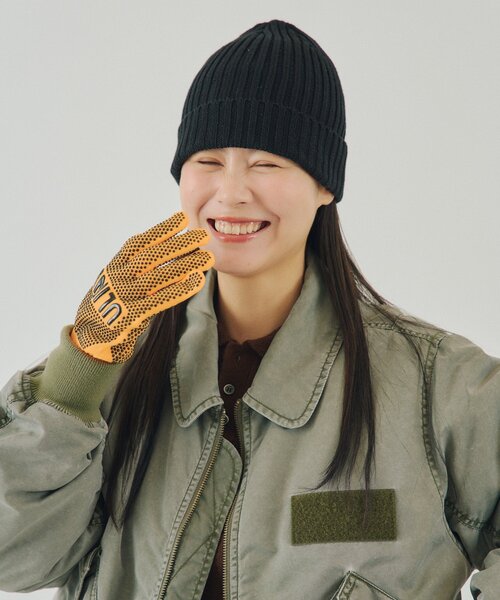 WHIMSIC（ウィムジック）の「【UNISEX】リブニットキャップ（ハット・レディース・グレー/ブラック/ブラウン/レッド・FREE）」の2枚目の写真