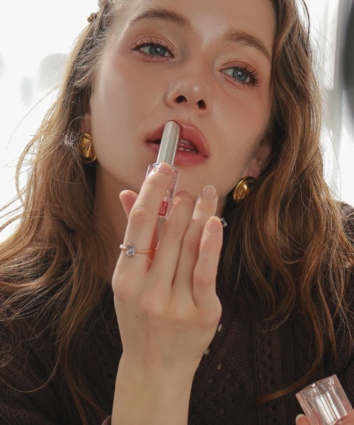at.(アット)の「【at.】スクエアストーンリング(リング・レディース・シルバー/ゴールド・13号)」の10枚目の写真