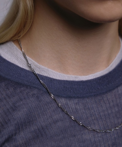 CENE(セネ)の「【CENE】セネ/グリッターロープネックレス(ネックレス・レディース・ゴールド/シルバー・FREE)」の2枚目の写真