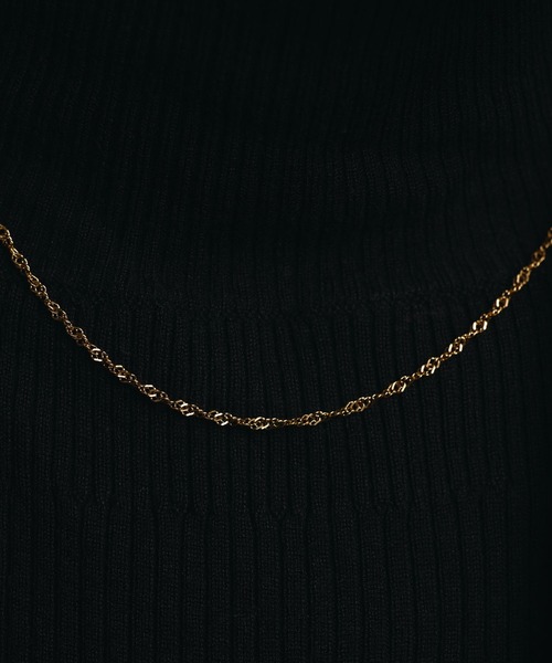 CENE(セネ)の「【CENE】セネ/グリッターロープネックレス(ネックレス・レディース・ゴールド/シルバー・FREE)」の1枚目の写真