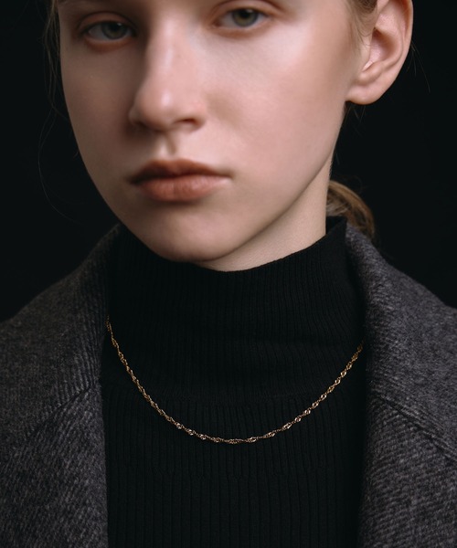 CENE(セネ)の「【CENE】セネ/グリッターロープネックレス(ネックレス・レディース・ゴールド/シルバー・FREE)」の5枚目の写真