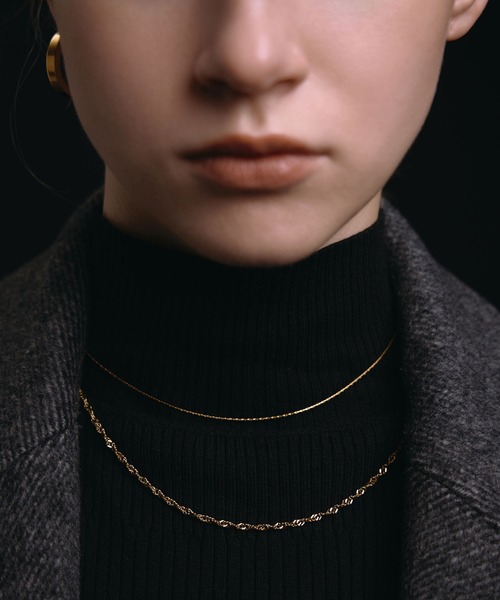 CENE(セネ)の「【CENE】セネ/グリッターロープネックレス(ネックレス・レディース・ゴールド/シルバー・FREE)」の6枚目の写真